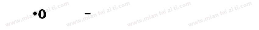 AristaW05 SemiBold字体转换